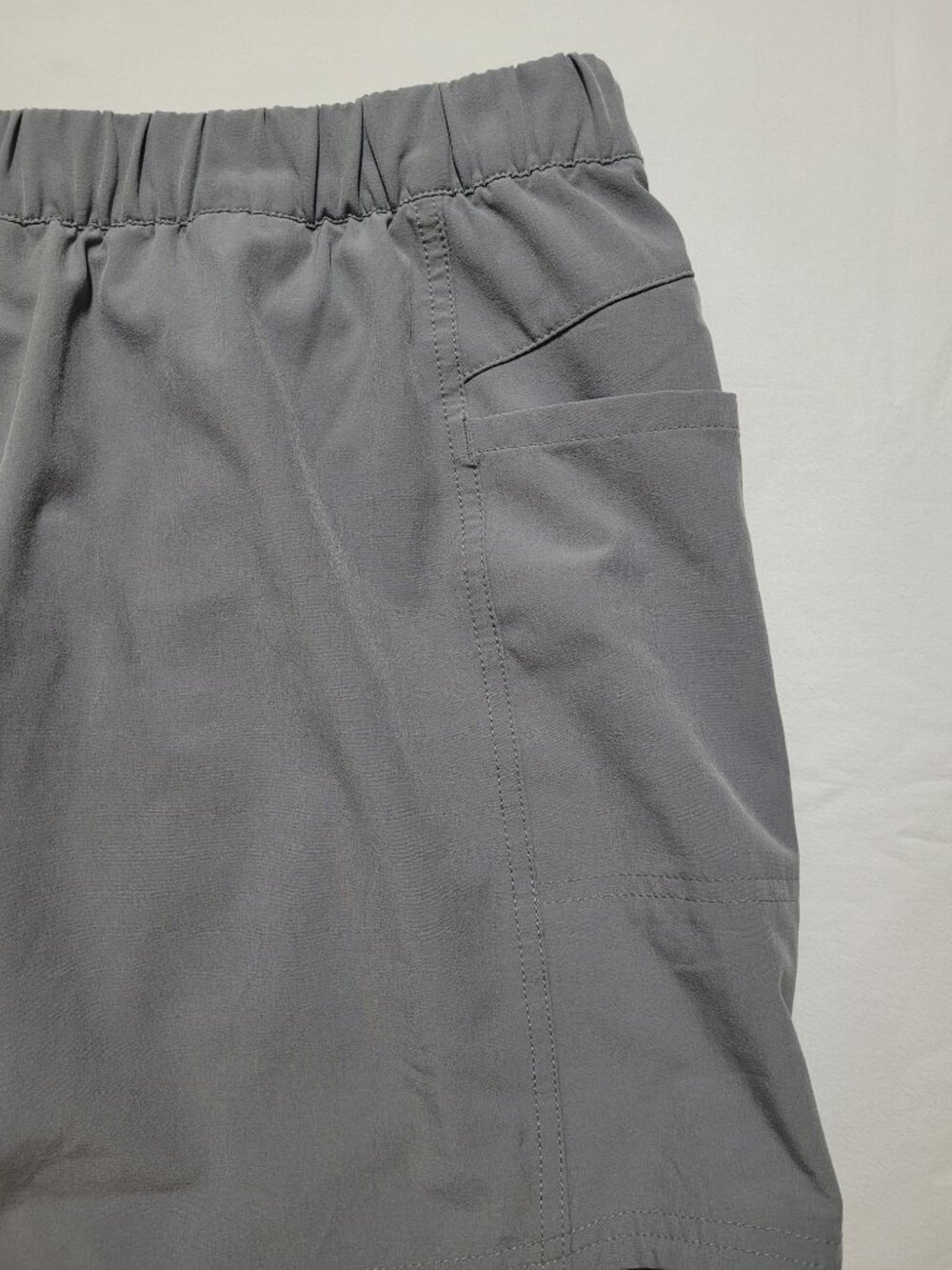Patagonia Womens Skirt Skort Happy Hike Gray Active Hiking Medium Quiet Luxury - Picture 3 of 10